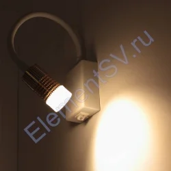 Светильник светодиодный прикроватный DH15 (220V, 5W, warm white, белый корпус)