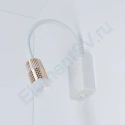 Светильник светодиодный прикроватный DH15 (220V, 5W, warm white, белый корпус)