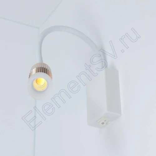 Светильник светодиодный прикроватный DH15 (220V, 5W, warm white, белый корпус) - фото 3.