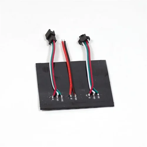 Светодиодный видеомодуль гибкий WM1 (5V, 8x8pix, RGB WS2811) - фото II