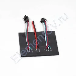 Светодиодный видеомодуль гибкий WM1 (5V, 8x8pix, RGB WS2811)