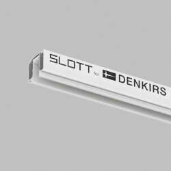 Профиль-трек SLOTT for DENKIRS SMART, для натяжных потолков, 2 м, алюминий, белый, Denkirs TR2014-WH
