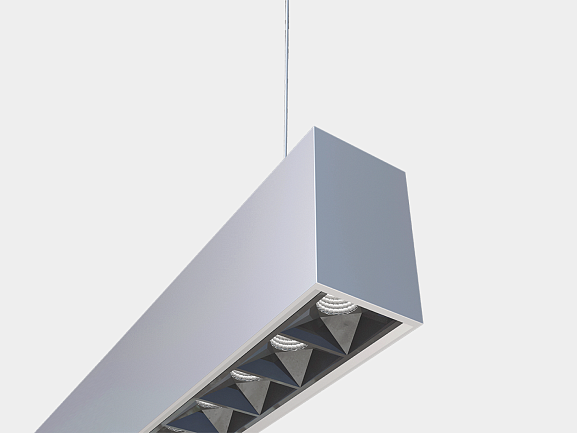 Светильник потолочный N серебро, 50 Вт, DL-AMBER-P-50-SL-NW-DALI. Фото 2