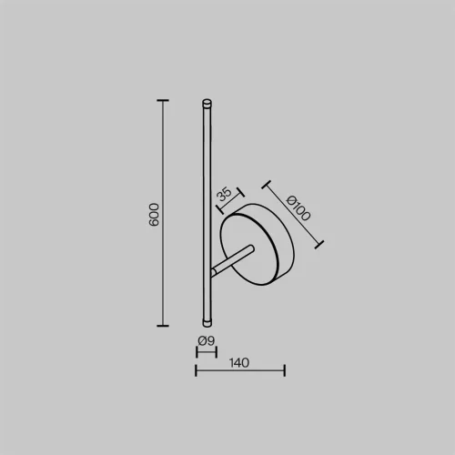 Настенный светильник (бра) Элегантный / Elegant 2700К 6Вт (Латунь) C085WL-L7BS2.7K - фото 8