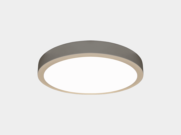 Светильник светодиодный потолочный накладной ультратонкий, серия KH, Белый, 22Вт, IP20, Теплый белый (2700-3000К), KH-R225-22-WW - фото