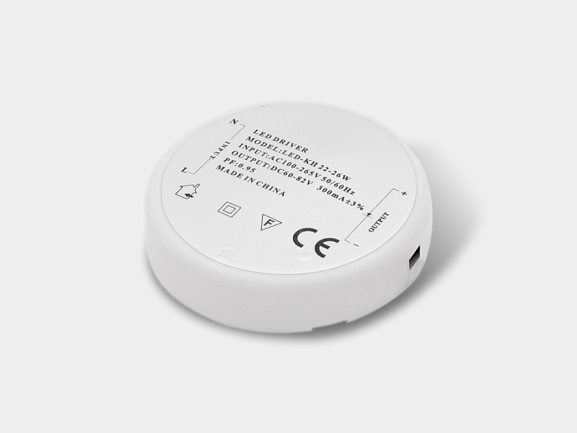 Светильник светодиодный потолочный накладной ультратонкий, серия KH, Белый, 22Вт, IP20, Теплый белый (2700-3000К), KH-R225-22-WW. Фото 3