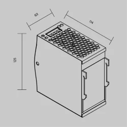 Источник напряжения PSL015 48В 240Вт IP 20 831001 (Серебро)