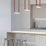 DK5570-WB Cветильник для трека-ремня Belty, серия Grill, со светодиодом, L323*W40*H45мм, 48V DC, 12W, RA90, 24°, 4000K, IP20, белый с черным, алюминий. Фото 6