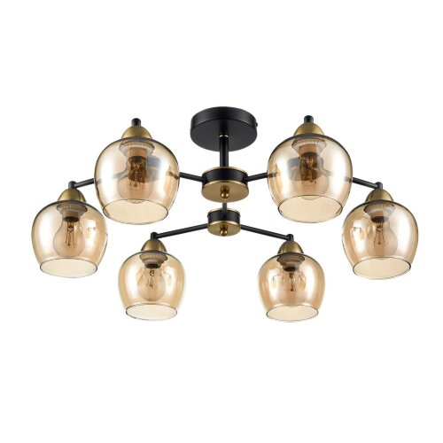 Люстра потолочная «LUMION» 8249/6C, серия: LANDA (крепление на планке). Фото 1.