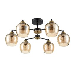 Люстра потолочная «LUMION» 8249/6C, серия: LANDA (крепление на планке) - -