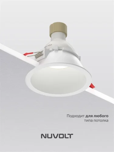 Встраиваемый светильник NUVOLT LDL-031W (Белый) - фото 12