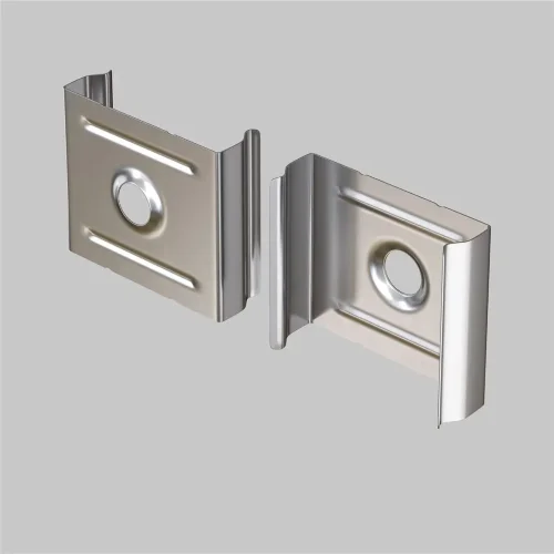 Комплект креплений (для профиля 21×21) 10 шт., ALM007MT (Хром) - фото 4