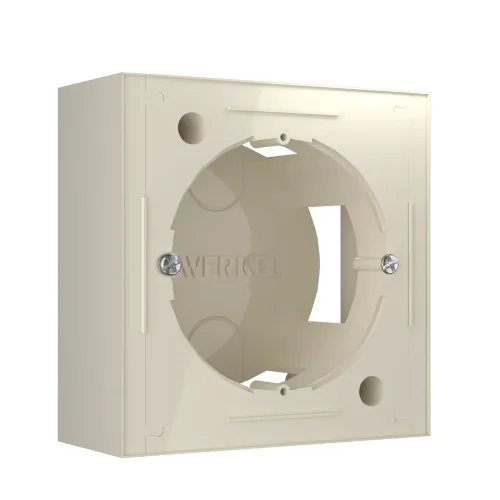 Коробка для накладного монтажа слоновая кость W8000003 - фото