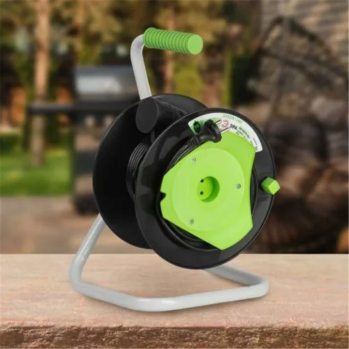 Удлинитель на пластик. катушке 1х15м без заземл. GAZ-2x0.75-15m Greenline ПВС 2х0.75 Эра Б0065096 - фото 2