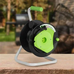 Удлинитель на пластик. катушке 1х15м без заземл. GAZ-2x0.75-15m Greenline ПВС 2х0.75 Эра Б0065096