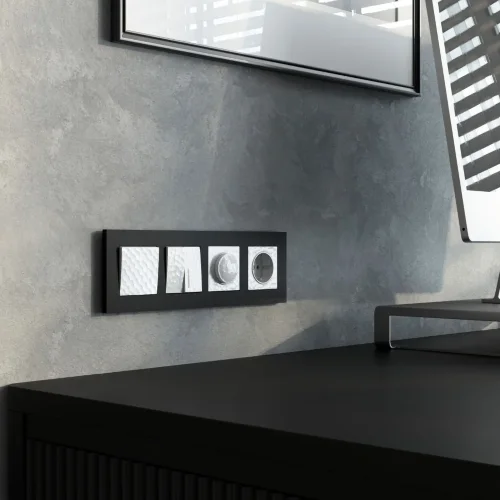 Розетка с заземлением (Hammer белый) W1271001 - фото 4