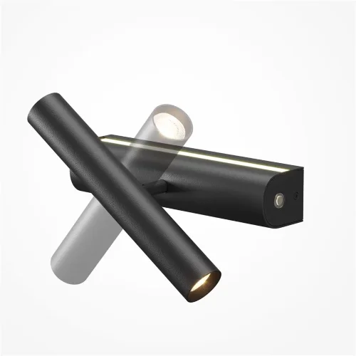 Настенный светильник (бра) Paradox 3000К 9Вт (Черный) - фото 5