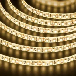 Лента светодиодная 71 411 NLS-3528WW120-9.6 IP65 12B R5 9.6Вт/м (уп.5м) Navigator 71411