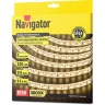 Лента светодиодная 71 411 NLS-3528WW120-9.6 IP65 12B R5 9.6Вт/м (уп.5м) Navigator 71411 - фото 2