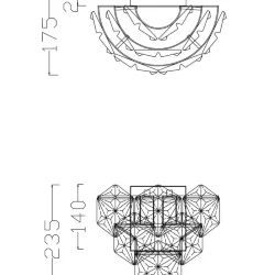 Настенный светильник (бра) Freya FR1004WL-02CH (Хром)