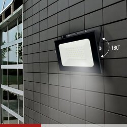 Прожектор светодиодный СДО-7 70Вт 230В 6500К IP65 черный IN HOME