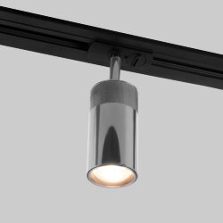 Трековый светильник для однофазного шинопровода Riffe никель 9&amp;nbsp;Вт 4200K 85512/01 (061662)