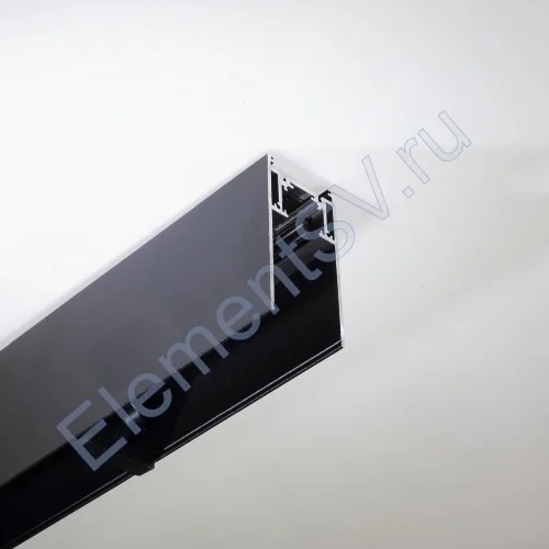 Трек для магнитных светильников 1м S35 MX3 (подвесной, черный) - фото.