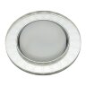 DLS-L157 GX53 GLASSY-CLEAR 3D Светильник декоративный встраиваемый, серия Luciole, Без лампы, цоколь GX53, Доп, светодиодная подсветка 4Вт, Металл-стекло, Зеркальный-Прозрачный, эффект 3D - фото 1