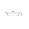 DLS-L157 GX53 GLASSY-CLEAR 3D Светильник декоративный встраиваемый, серия Luciole, Без лампы, цоколь GX53, Доп, светодиодная подсветка 4Вт, Металл-стекло, Зеркальный-Прозрачный, эффект 3D - фото 6