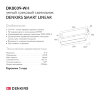DK8009-WH Поворотный матовый светильник SMART 9W DIM 3000K-6000K белый. Фото 8