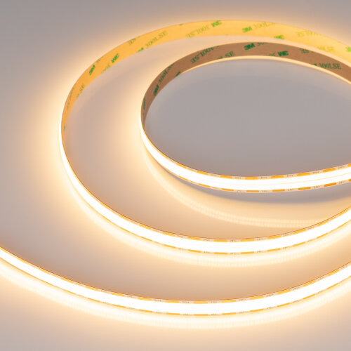 Светодиодная лента COB-X1088-12mm 24V Warm2700 (22 W/m, IP20, 5m) (Arlight, 5 лет) 046933 - фото