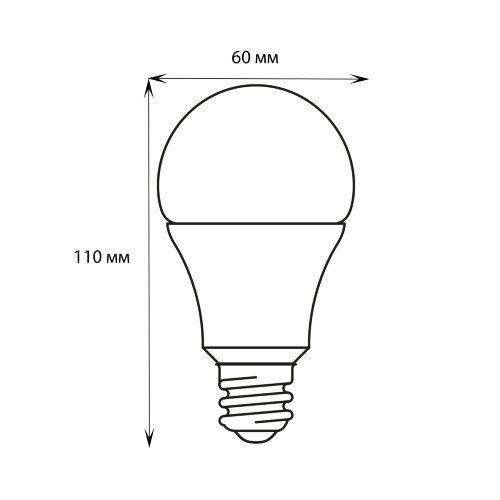 LED-A60-9W-WW+NW-E27-FR PLB01WH Лампа светодиодная, Форма А, матовая, Серия Bicolor, Теплый белый свет Белый свет. - фото 6
