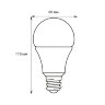 LED-A60-9W-WW+NW-E27-FR PLB01WH Лампа светодиодная, Форма А, матовая, Серия Bicolor, Теплый белый свет Белый свет. - фото 6