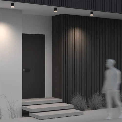 Потолочный светильник Ember 3000К 10Вт IP 65 (Черный) - фото 5