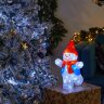 ULD-M2234-040-STA WHITE IP20 SNOWMAN-2 Фигура светодиодная Снеговик-2, 40 светодиодов, размер 22x17x34 см, цвет свечения-белый, IP20. - фото 5