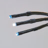 ULD-S0740-370-DGA-RC BL-WH IP44 FIREWORK Гирлянда светодиодная Фейерверк, 7.4м, 370 светодиодов, Синий и белый свет, Пульт ДУ в-к, Провод зеленый - фото 7