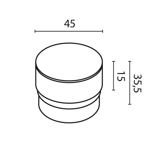 Матовый рассеиватель для Focus Led 5Вт (Белый) - фото 2