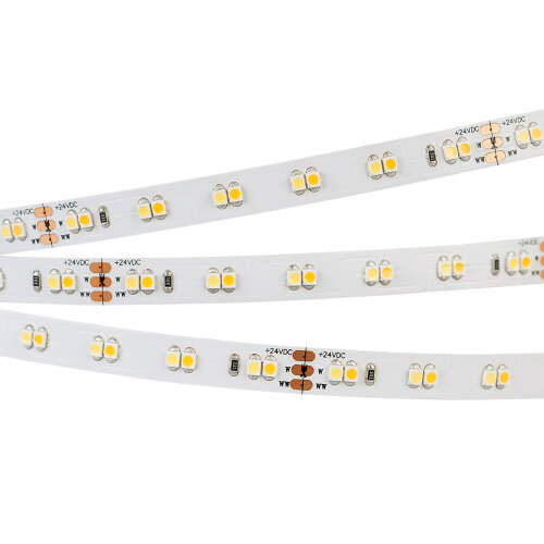 Светодиодная лента RT-А120-10mm 24V White-MIX (9.6 W/m, IP20, 3528, 5m) (Arlight, Изменяемая ЦТ) 025211(2) - фото 3