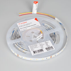 Светодиодная лента RT-А120-10mm 24V White-MIX (9.6 W/m, IP20, 3528, 5m) (Arlight, Изменяемая ЦТ) 025211(2)