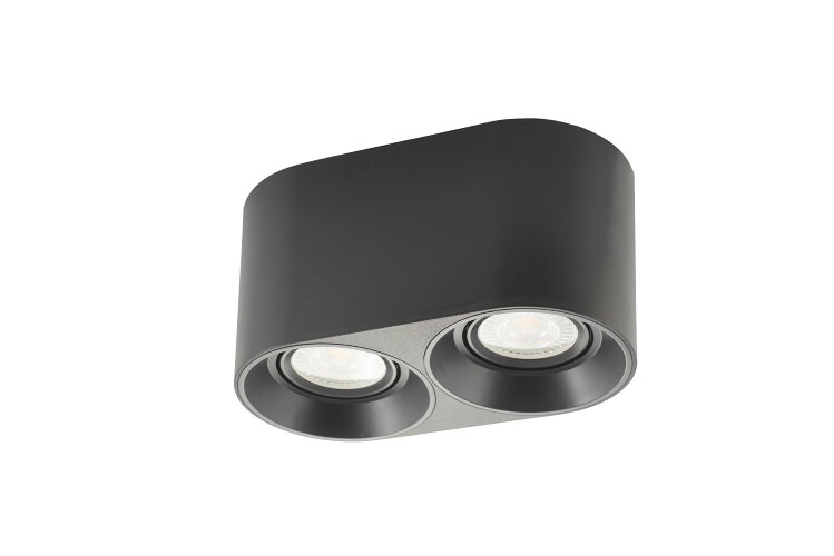 DK3036-BK Светильник накладной IP 20, 10 Вт, GU5.3, LED, черный, пластик. Фото 4