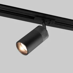 Трековый светодиодный светильник для однофазного шинопровода Riffe чёрный 9 Вт 4200K 85512/01 9W 4200K  чёрный однофазный (061660)