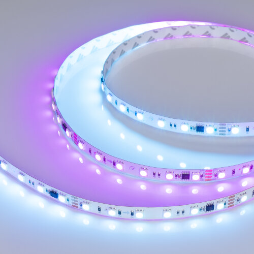 Светодиодная лента DMX-B60-10mm 24V RGB-PX6 (15 W/m, IP20, 5060, 5m) (Arlight) 033448 - фото