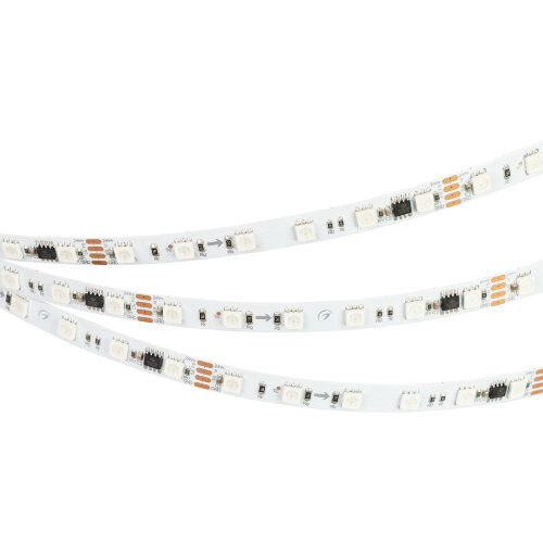 Светодиодная лента DMX-В60-10mm 24V RGB-РХ6 (15 W/m, IP20, 5060, 5m) (Arlight) 033448 - фото 5