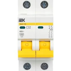 Выключатель автоматический модульный 2п C 32А 4.5кА ВА47-29 KARAT IEK MVA20-2-032-C