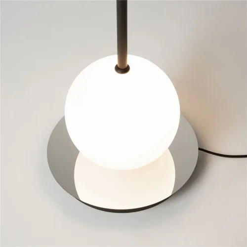 Напольный светильник (торшер) Twins 3000K 20Вт (Черный и Хром) - фото 9