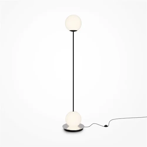 Напольный светильник (торшер) Twins 3000K 20Вт (Черный и Хром) - фото 15