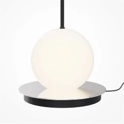 Напольный светильник (торшер) Twins 3000K 20Вт (Черный и Хром)