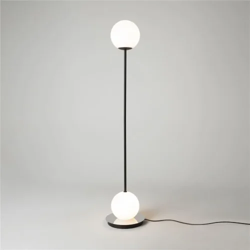 Напольный светильник (торшер) Twins 3000K 20Вт (Черный и Хром) - фото 10