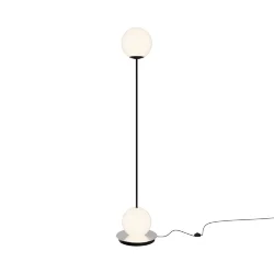 Напольный светильник (торшер) Twins 3000K 20Вт (Черный и Хром)