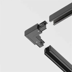 Коннектор угловой внешний Trinity черный (Черный)